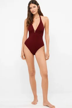 Fato de banho gola halter