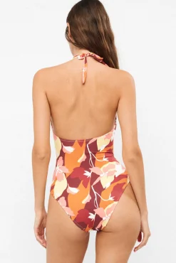 Fato de banho gola halter