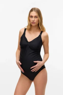 Fato de banho maternity e amamentação