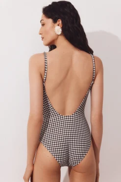 Fato de banho shapewear decote quadrado