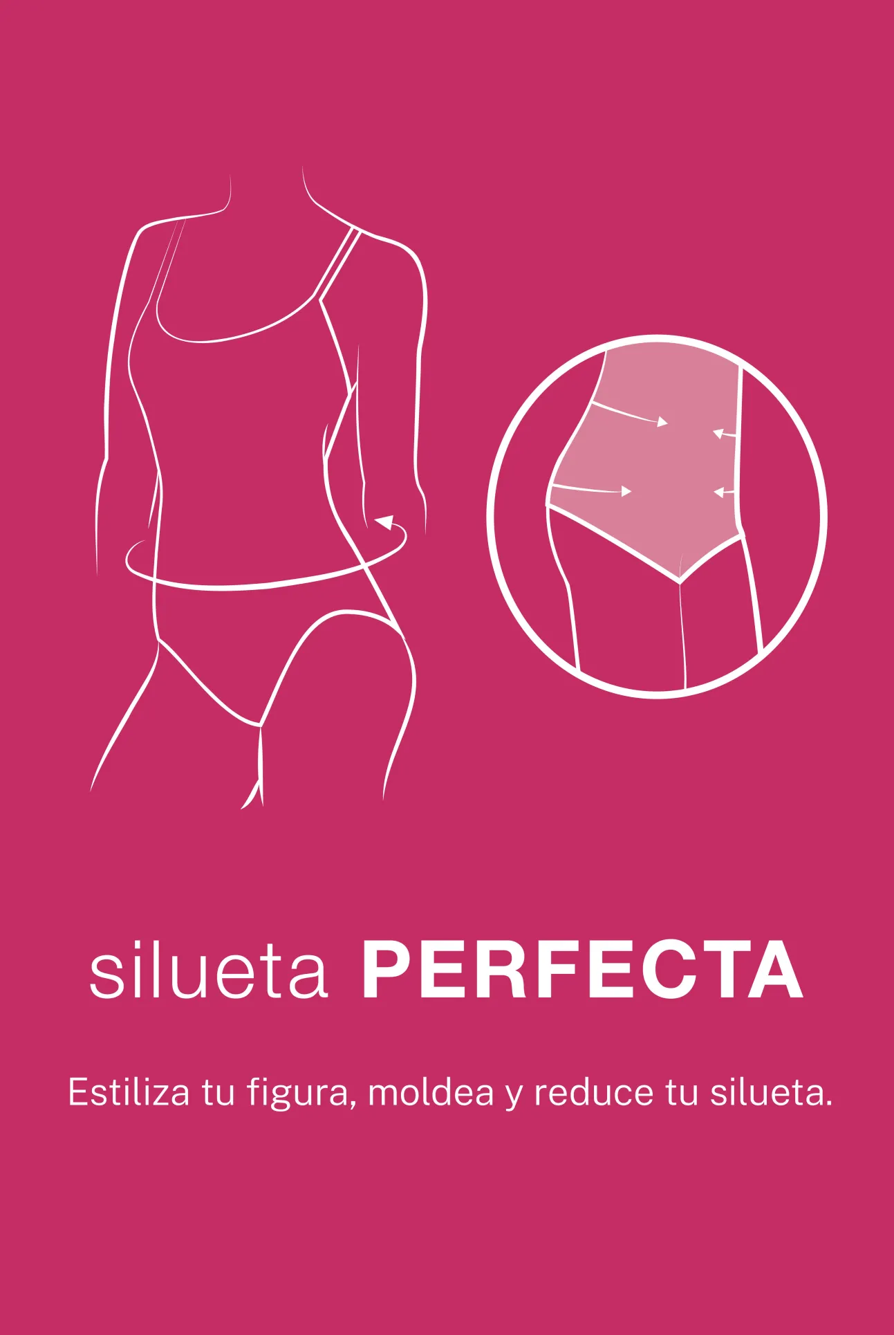 Fato de banho shapewear/moldador de argolas