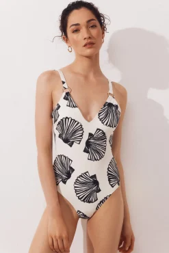 Fato de banho shapewear/moldador de argolas
