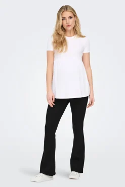 Jeans maternidade flare push up