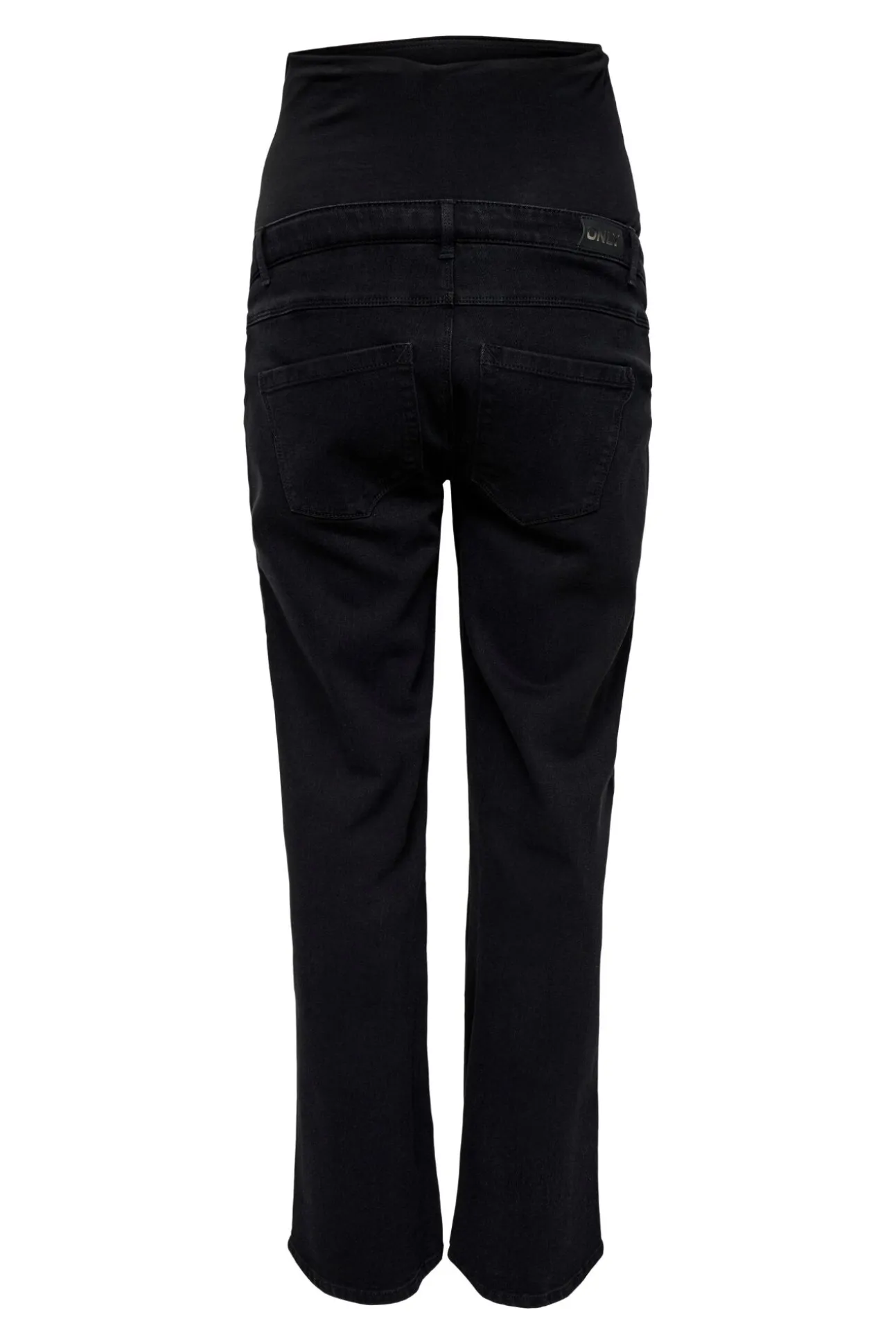 Jeans perna larga maternidade