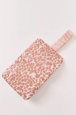 Joalheiro de enrolar estampado animal rosa