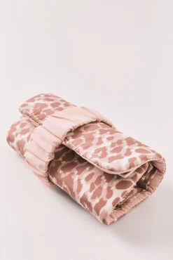 Joalheiro de enrolar estampado animal rosa