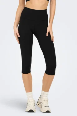 Legging capri cintura alta com bolso B-Dry