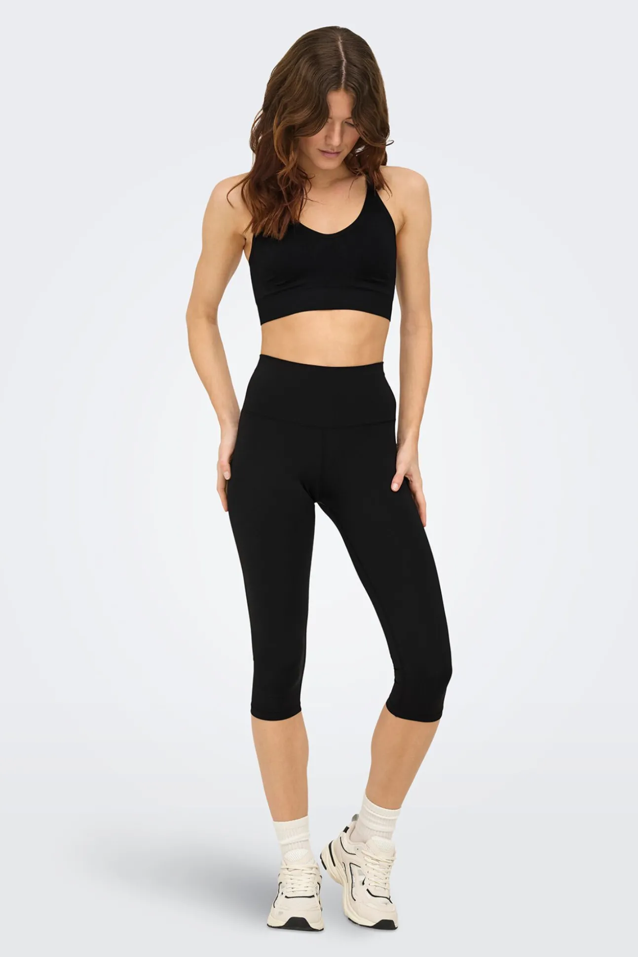 Legging capri cintura alta com bolso B-Dry