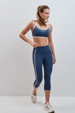 Legging capri 4D STRETCH azul