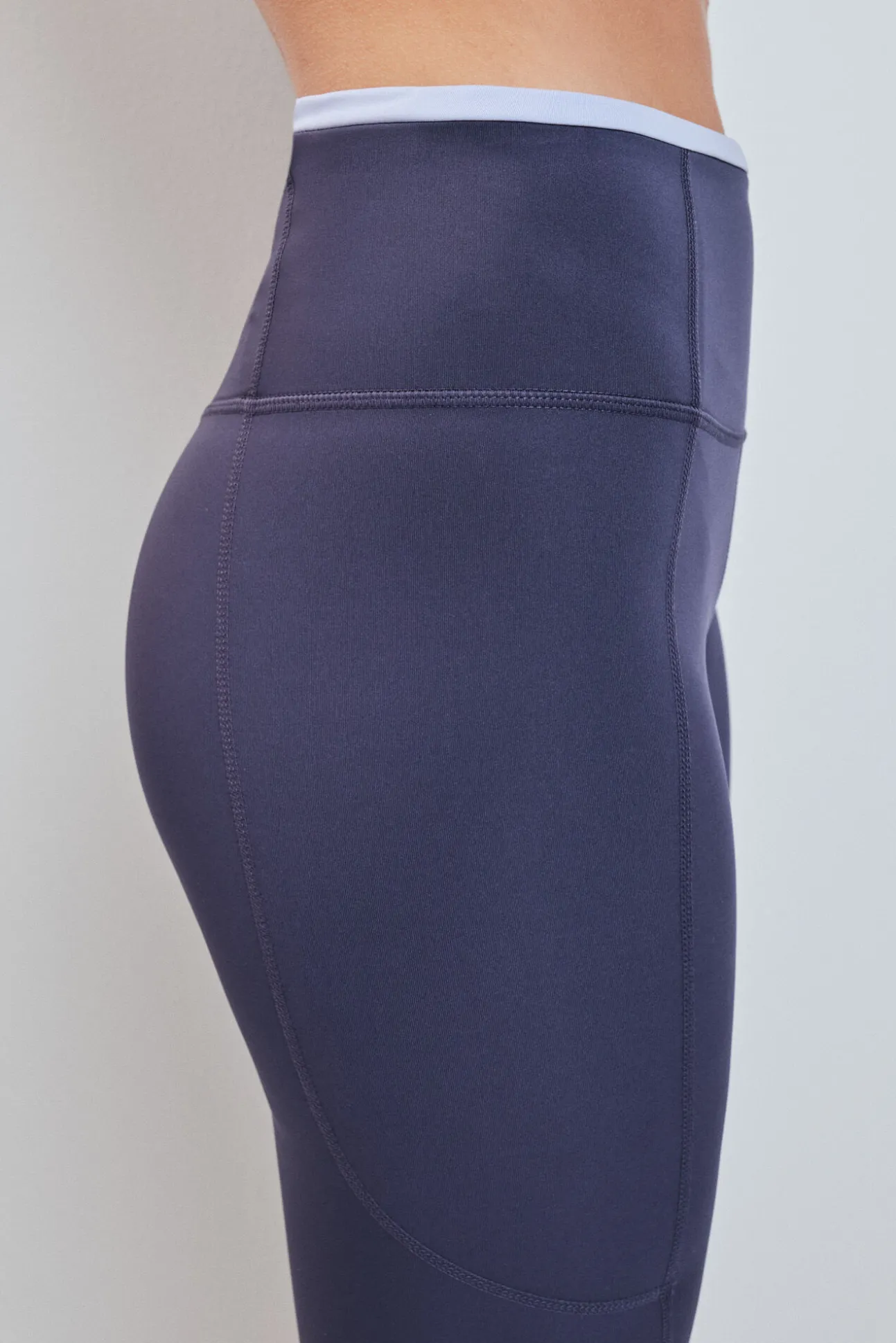 Legging capri 4D STRETCH cinza