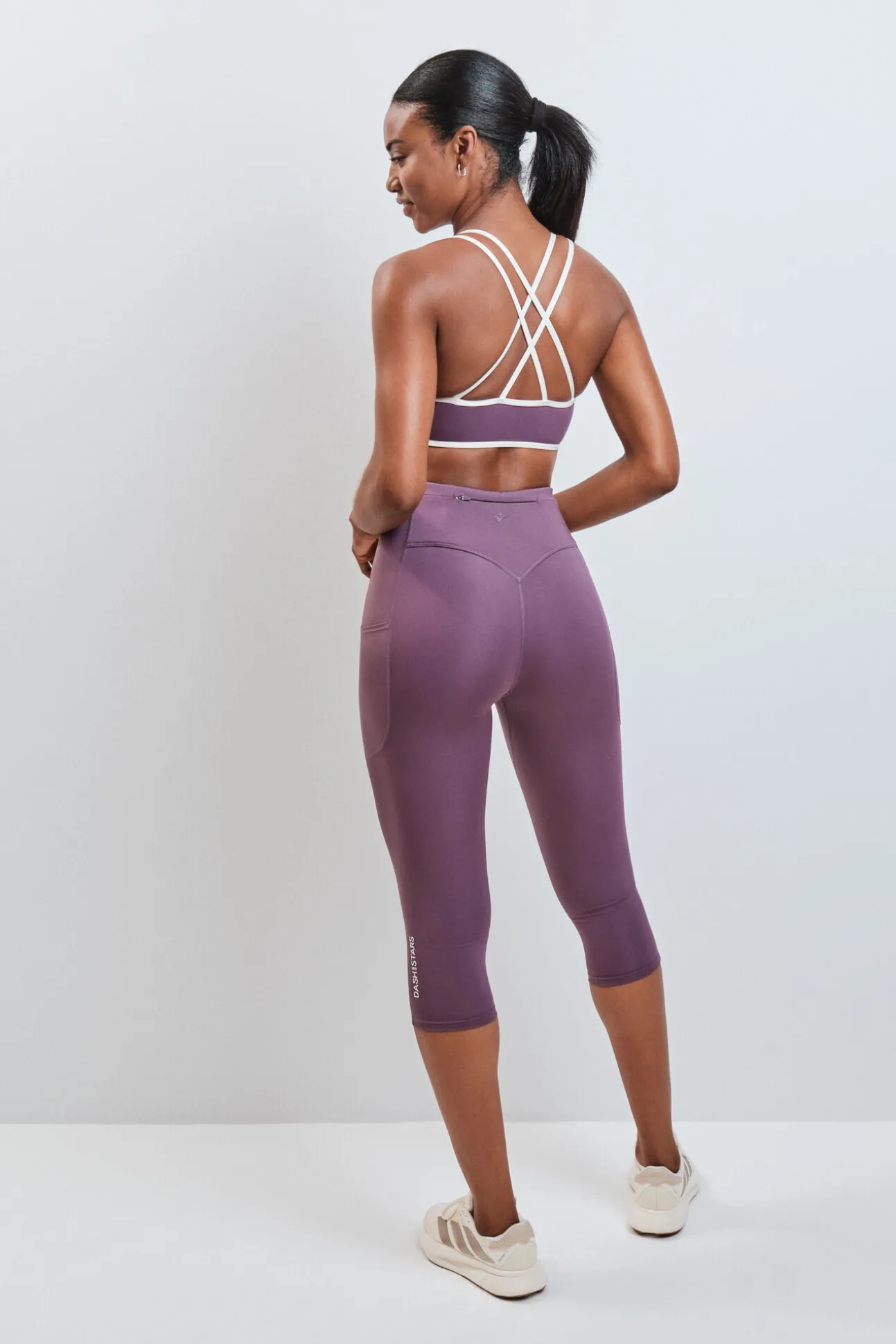 Legging capri 4D STRETCH grená