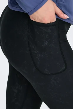 Legging cintura alta e bolso lateral