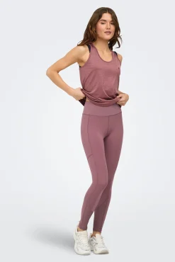 Legging com detalhe em mesh