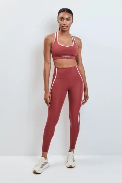 Legging comprida 4D STRETCH bordeaux