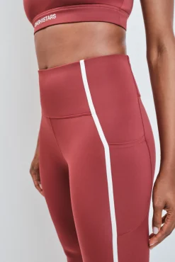 Legging comprida 4D STRETCH bordeaux