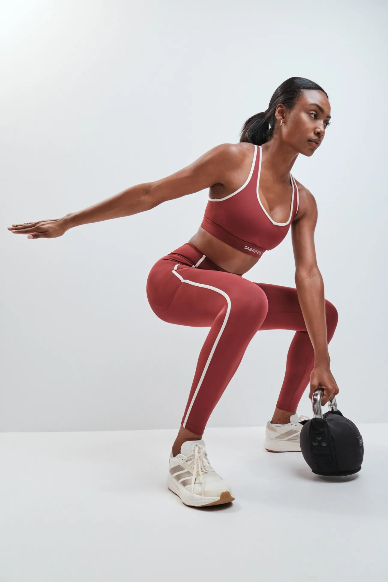 Legging comprida 4D STRETCH bordeaux