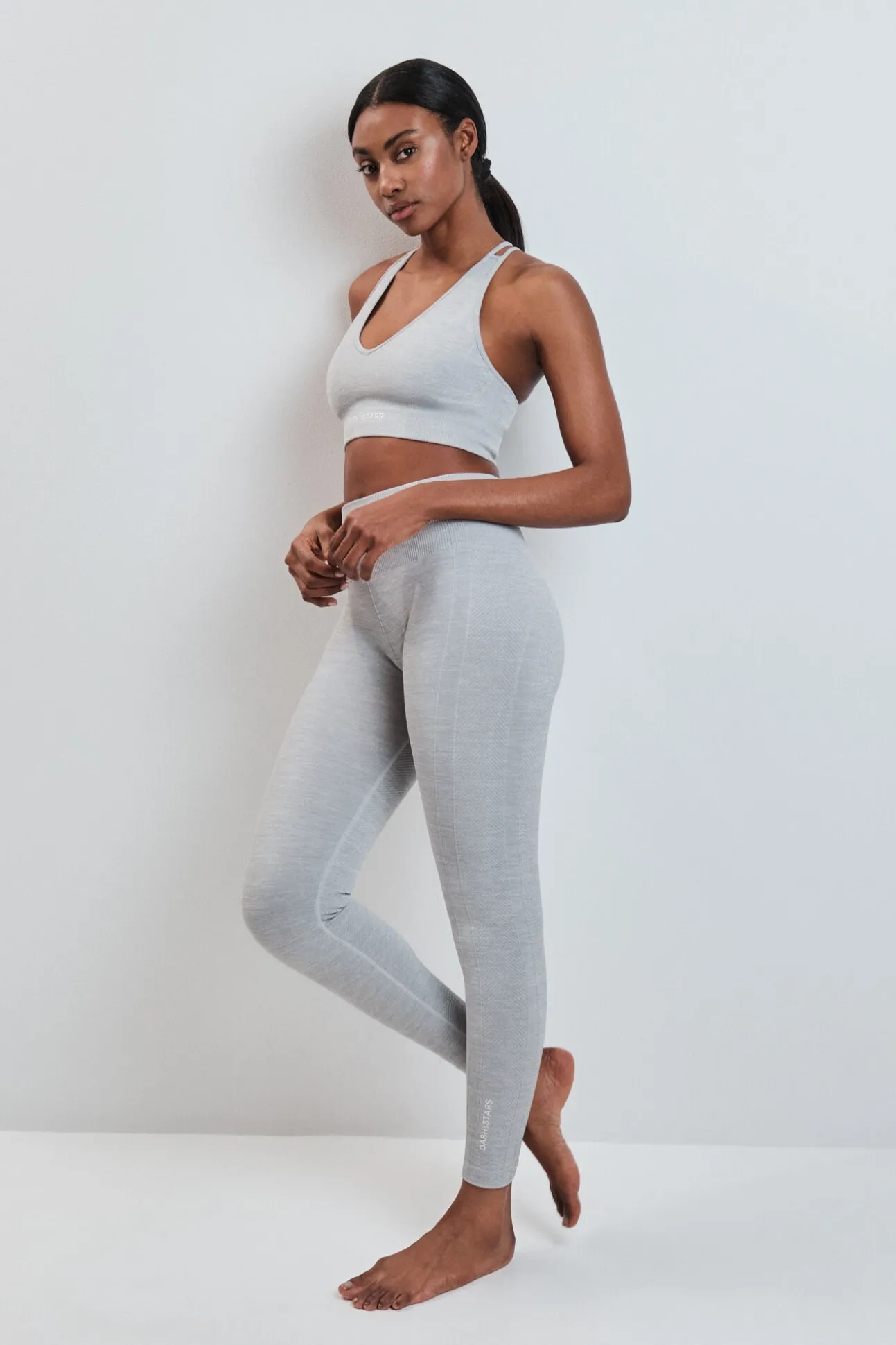 Legging comprida SEAMLESS COMFORT cinza