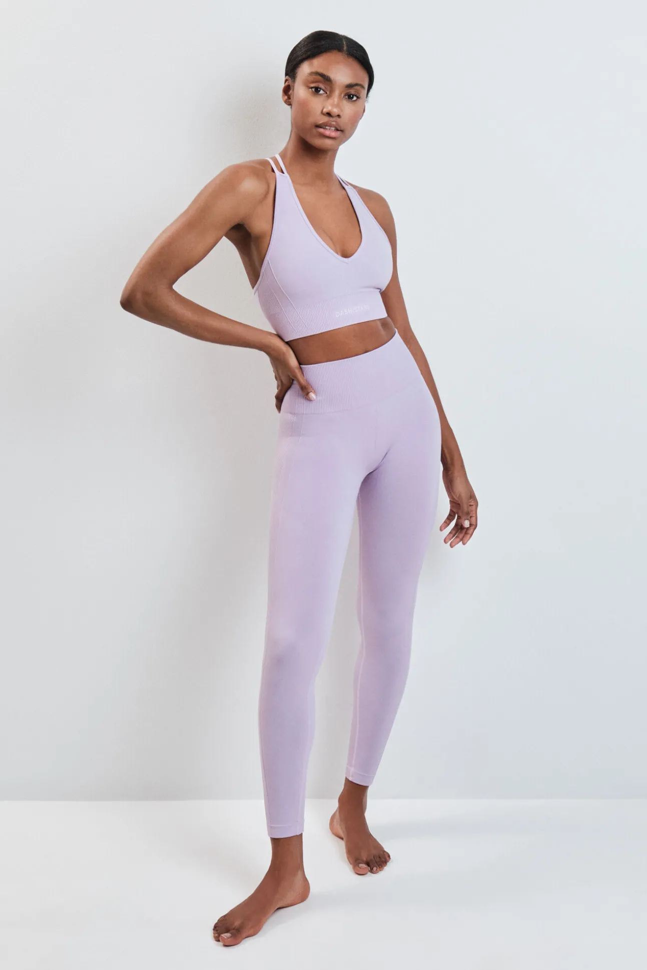 Legging comprida SEAMLESS COMFORT lilás