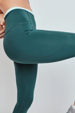 Legging curto 4D STRETCH verde