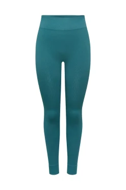 Legging desportiva sem costura pelo tornozelo