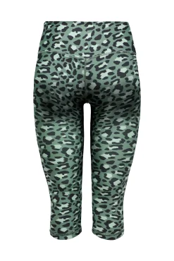 Legging desportivo capri cintura alta