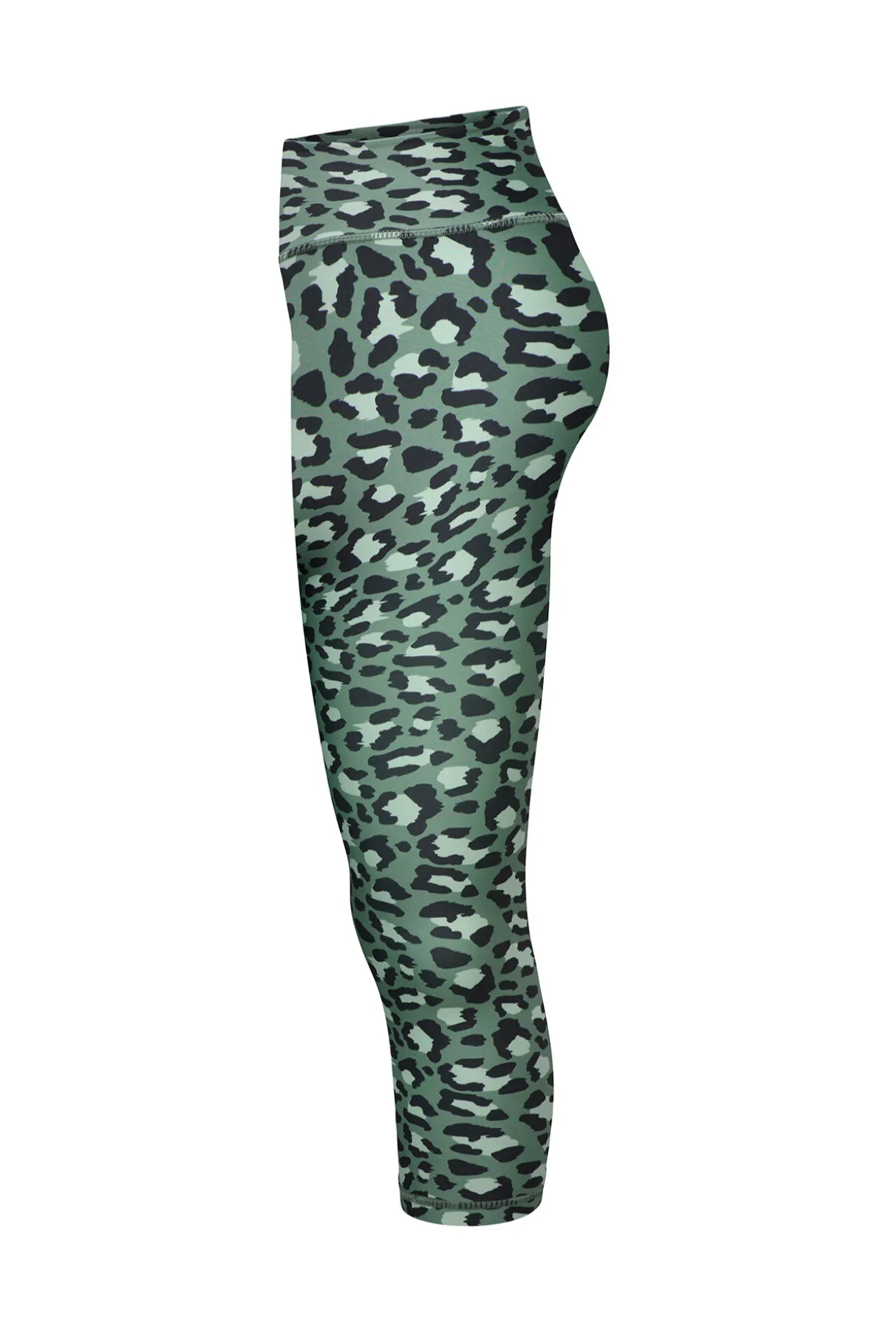 Legging desportivo capri cintura alta