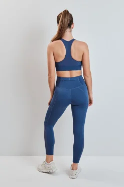 Legging 4D STRETCH curta azul