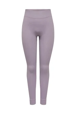 Leggings caneladas sem costura