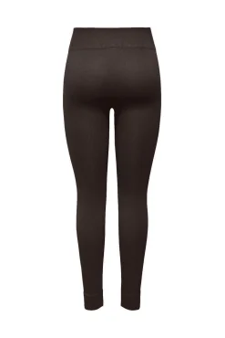Leggings caneladas sem costura