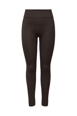 Leggings caneladas sem costura