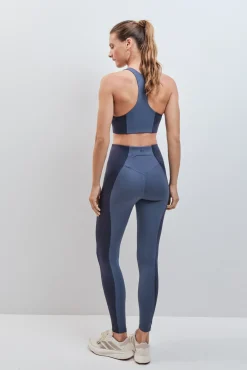 Leggings compridos 4D STRETCH azul-escuro