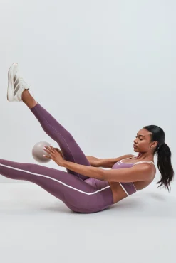 Leggings compridos 4D STRETCH grená