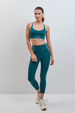 Leggings crop 4D STRETCH verde
