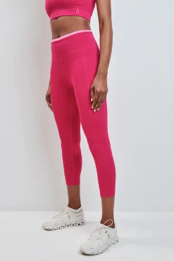 Leggings crop rosa 4D STRETCH