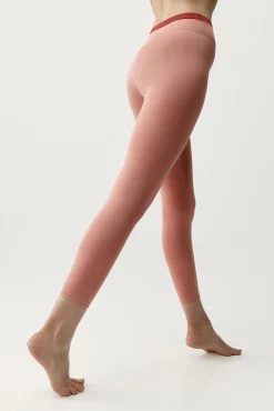 Leggings desportivos Kate coral/vermelho