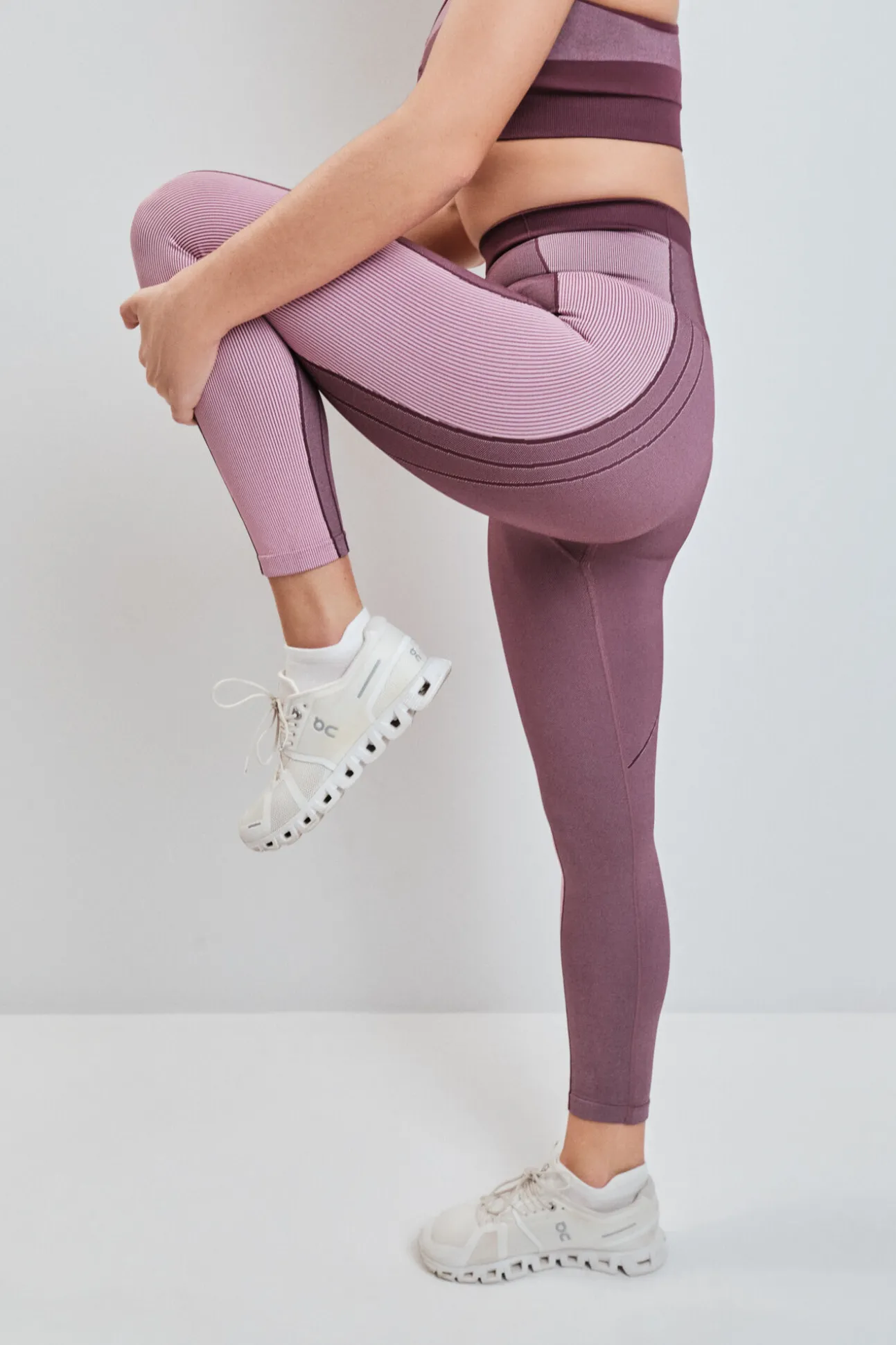Legging SEAMLESS COMFORT crop rosa