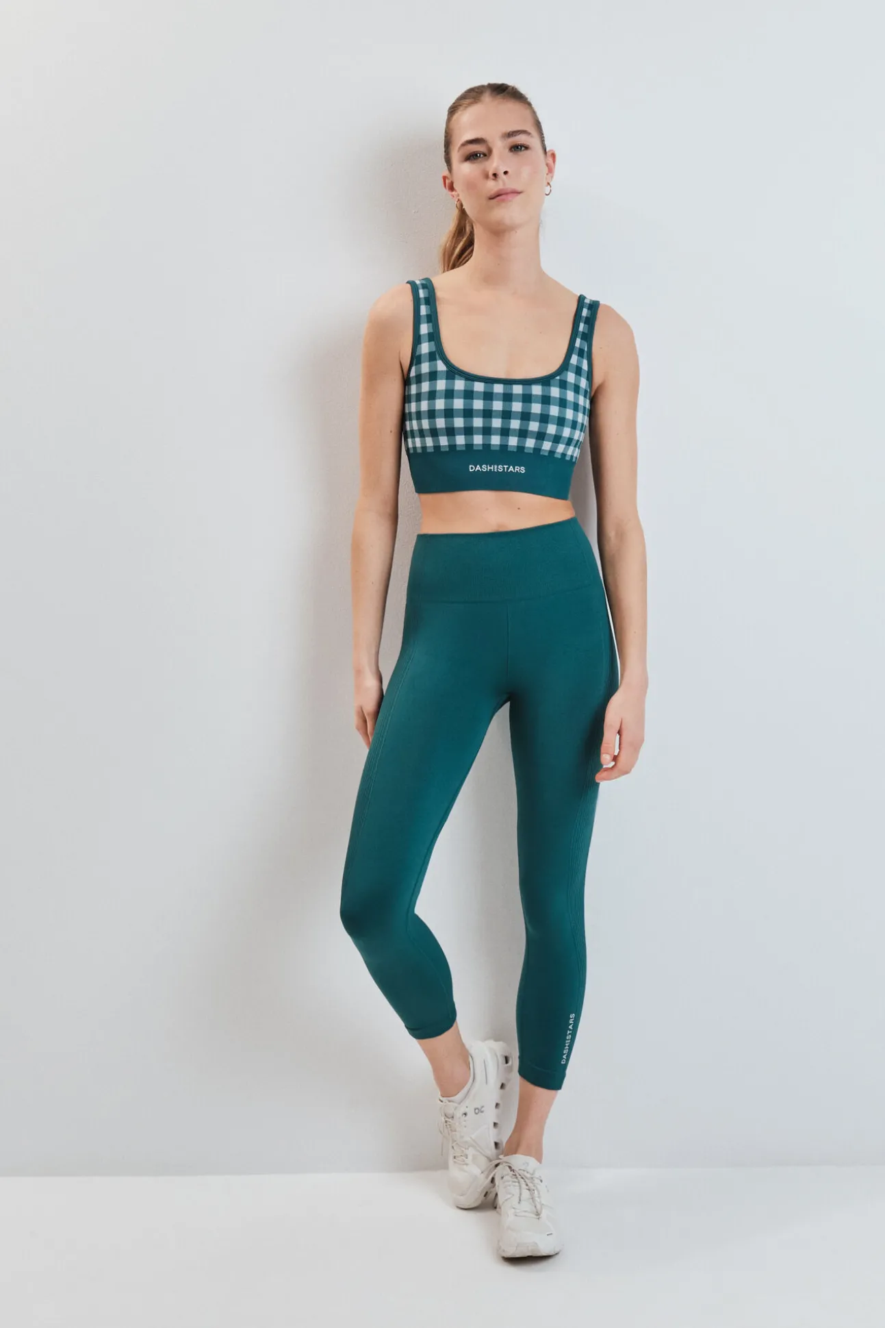 Leggings sem costura COMFORT crop azul