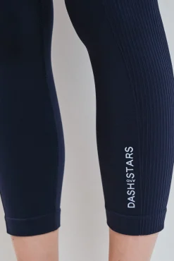 Leggings sem costura COMFORT crop azul