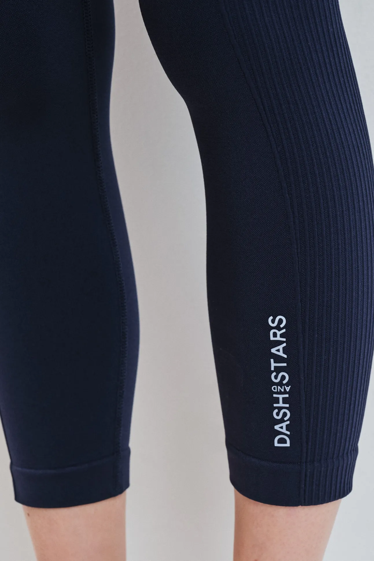 Leggings sem costura COMFORT crop azul