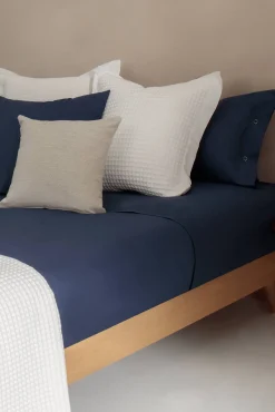 Lençol algodão orgânico. Cama 135-140 cm.