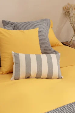 Lençol algodão orgânico. Cama 180-200 cm.