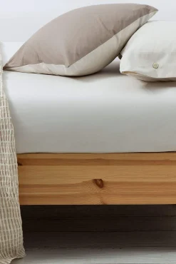 Lençol de baixo algodão percal. Cama 180-200 cm.