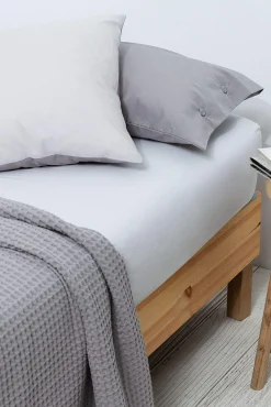 Lençol de baixo algodão percal. Cama 135-140 cm.