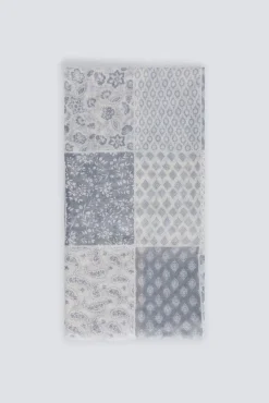 Lenço multi-estampado