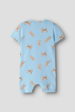 Macacão de bebé estampado