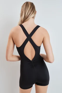 Macacão 4D STRETCH curto preto