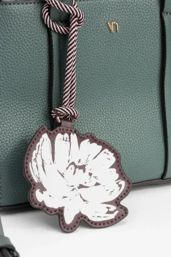 Mala City com charm de flor