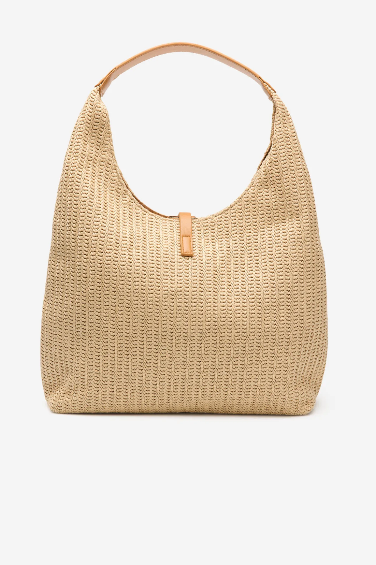 Mala hobo de ráfia com argola