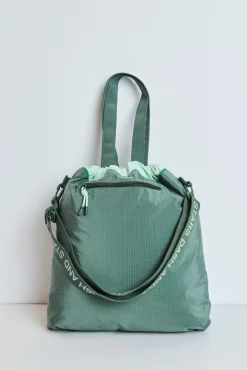 Mala tote bag acolchoada em nylon
