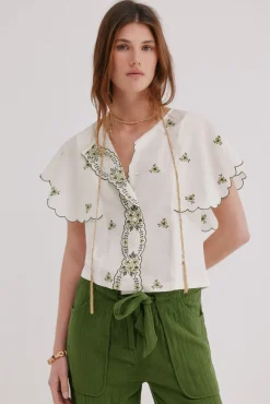 Malena. T-shirt gola redonda